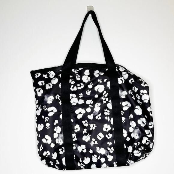 NWT Ted Baker Nocturnal Animal Nylon Shirla Tote Black White - Picture 4 of 9